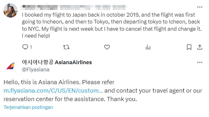 Contact the airline faster: ()