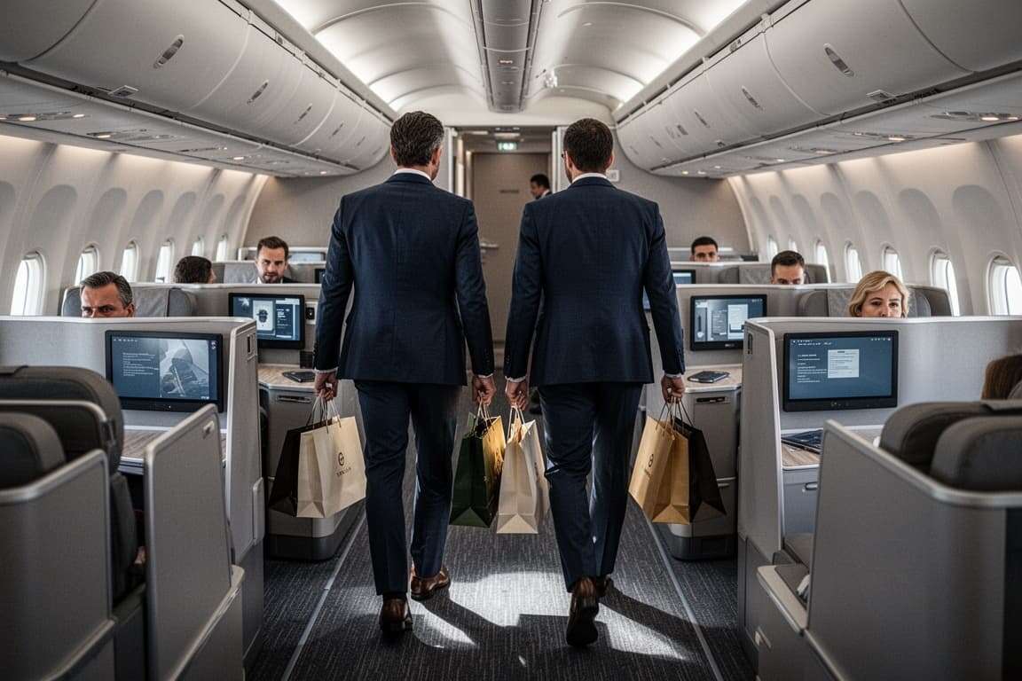 AA CEOs fly business class, spark privilege debate