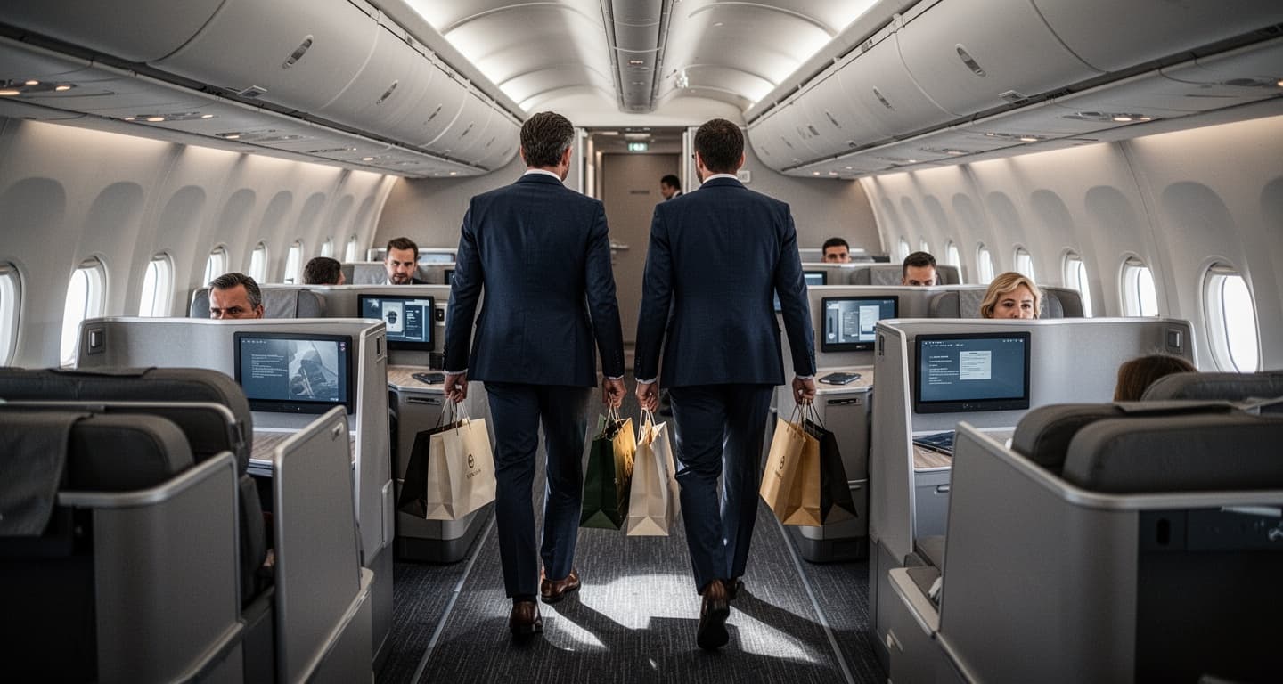 AA CEOs fly business class, spark privilege debate