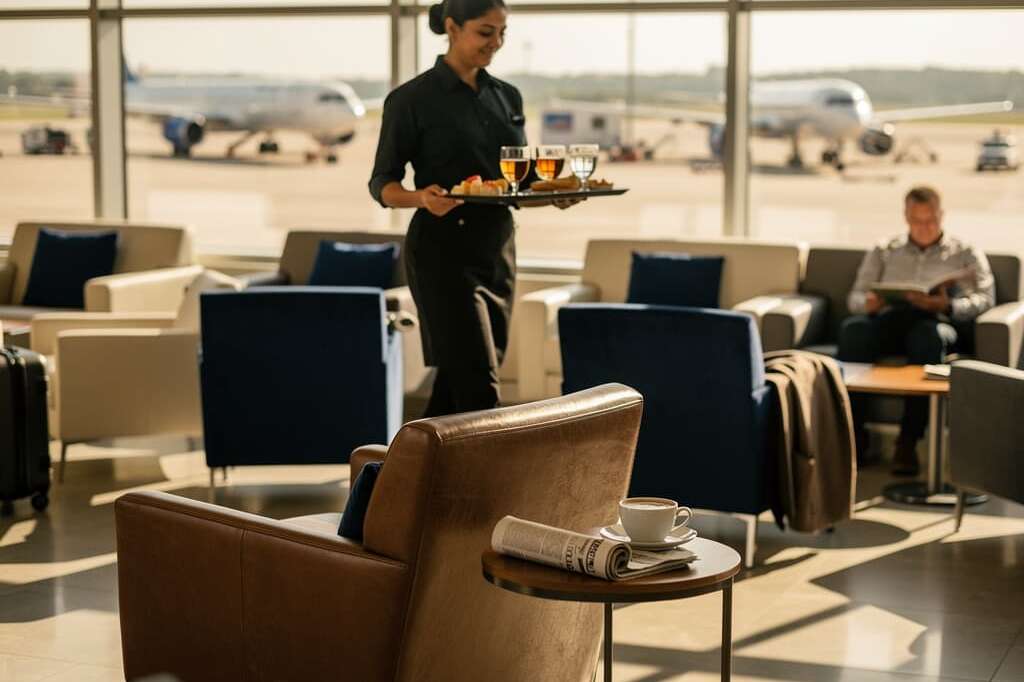 Amex and Capital One tie for top airport lounge in JD Power 2026 study — crowding still a major issue