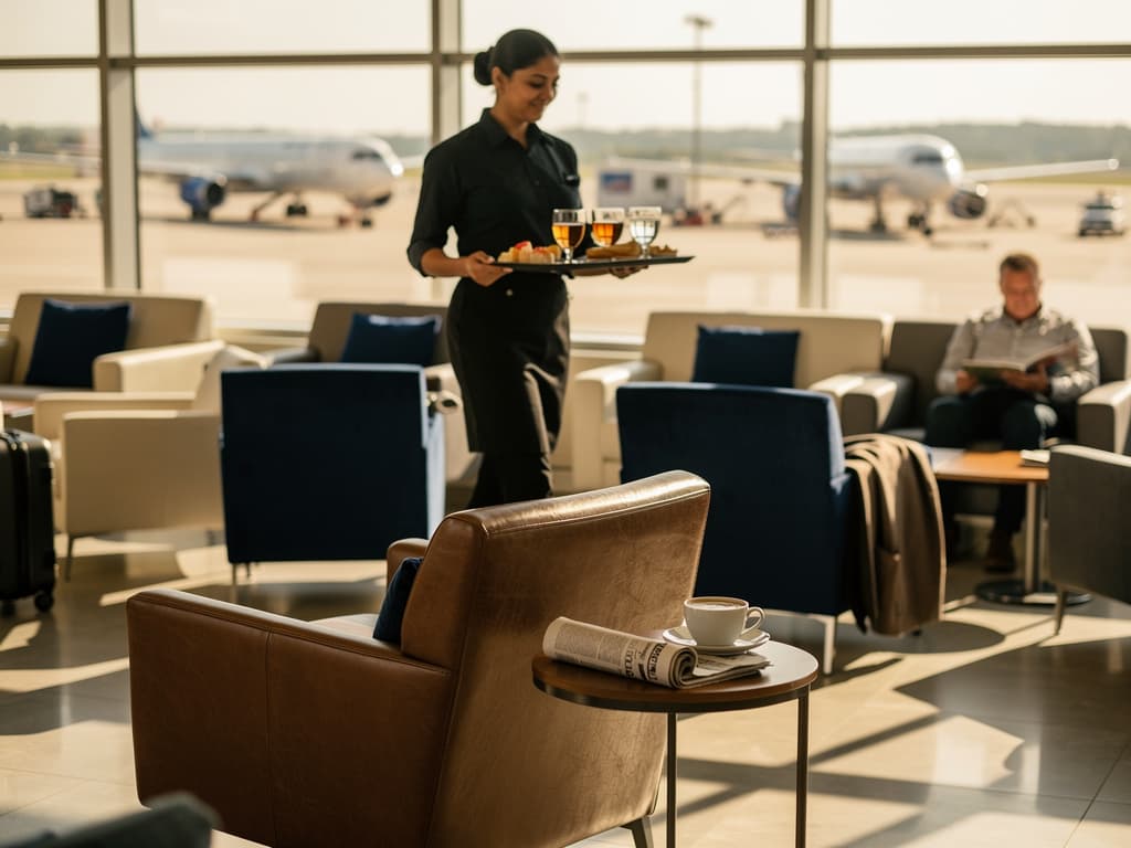 Amex and Capital One tie for top airport lounge in JD Power 2026 study — crowding still a major issue