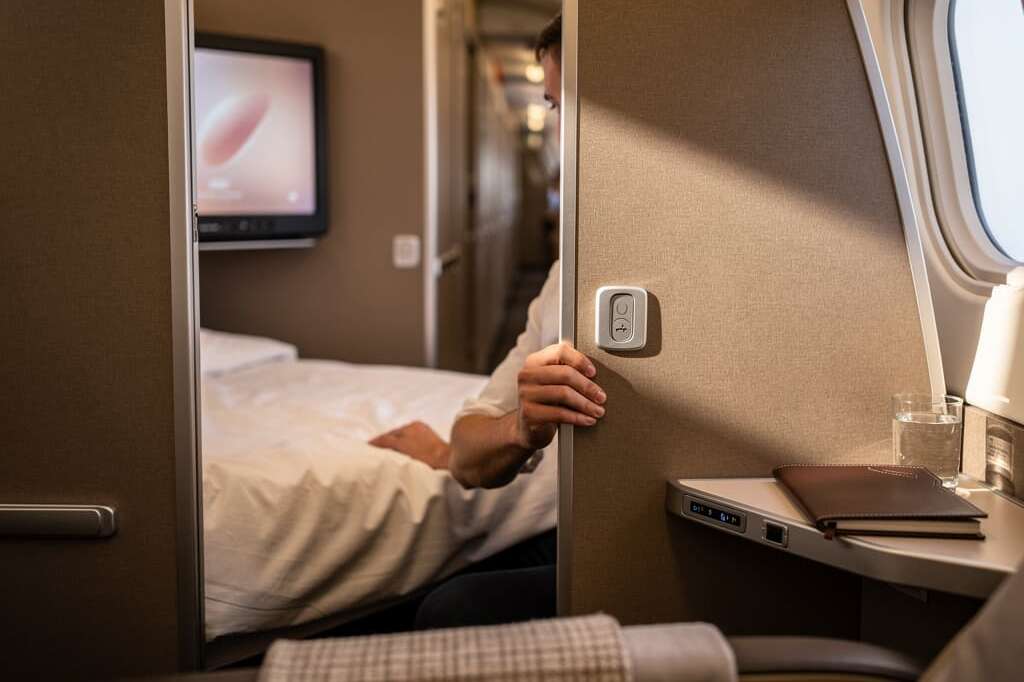 Five business class suites so secluded passengers forget anyone else is onboard
