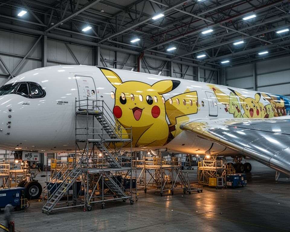 Pikachu Jet A350 now flying long-haul routes