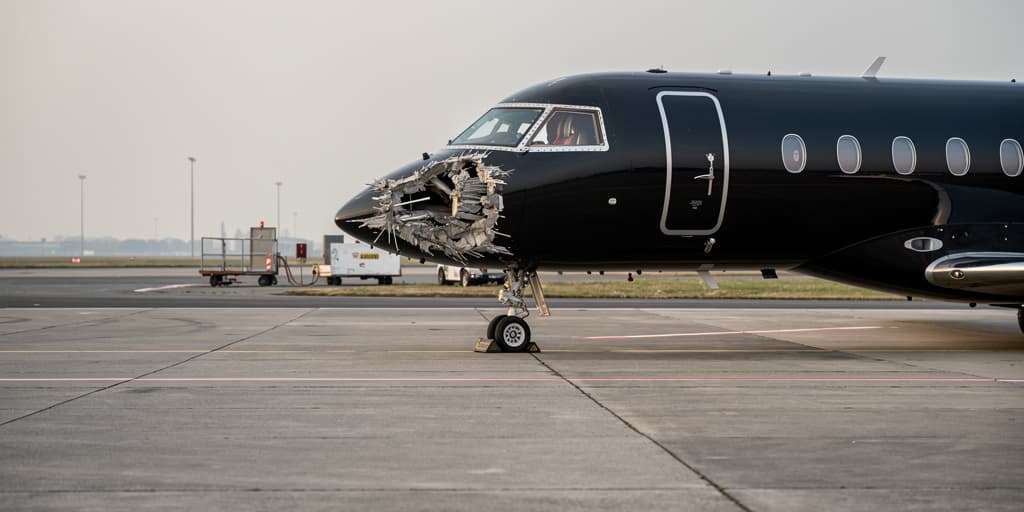 Fiat Panda crashes into luxury jet at Milan Linate, sparking ramp safety investigation