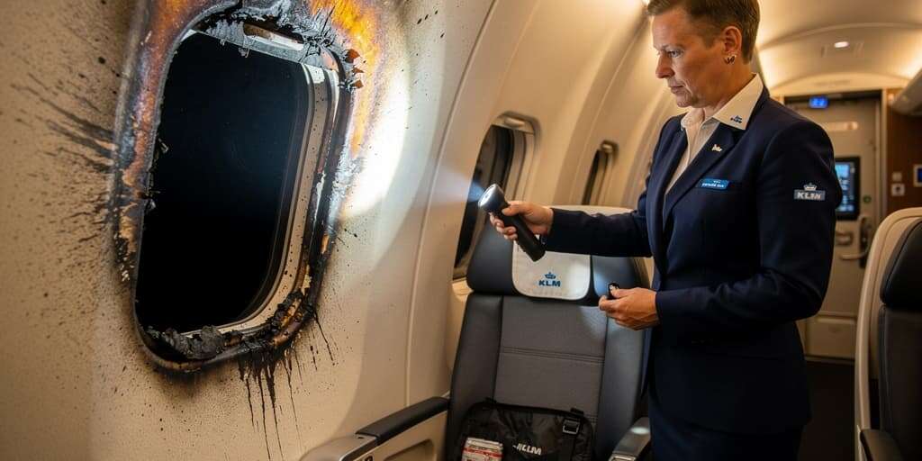 KLM Flight Diverts After Powerbank Explodes in Business Class Over Atlantic