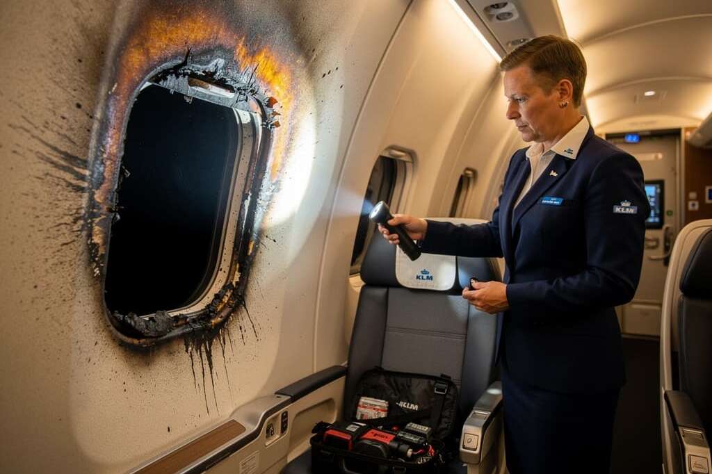 KLM Flight Diverts After Powerbank Explodes in Business Class Over Atlantic