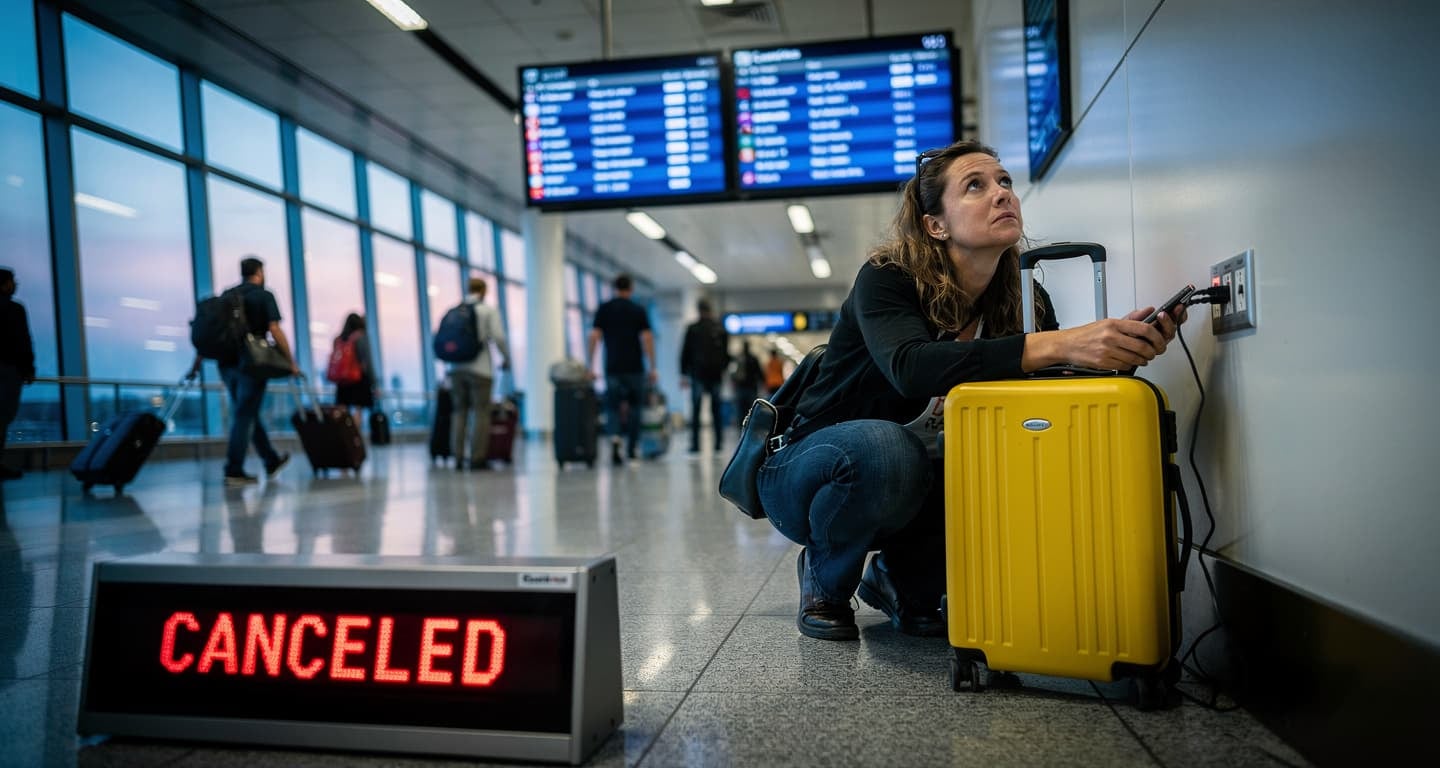 LaGuardia crash kills two pilots, 50% of flights canceled