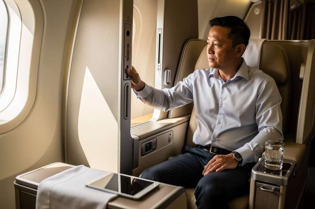 United Polaris suites get privacy doors as airlines race to offer fully enclosed first class