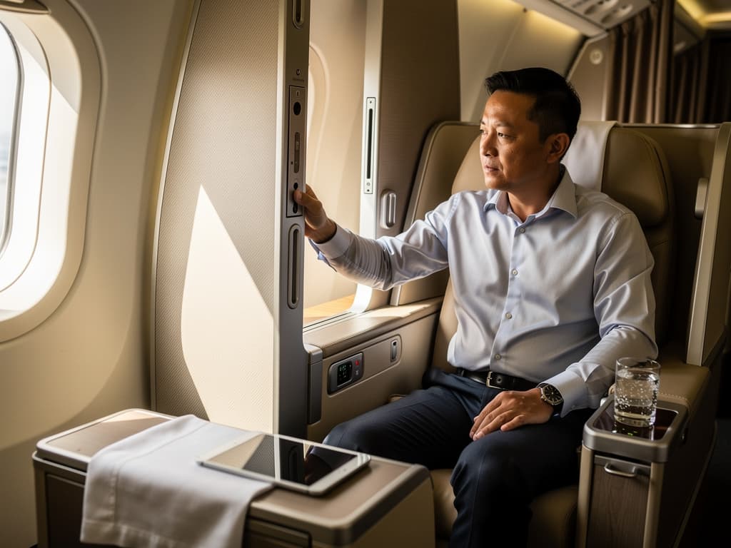 United Polaris suites get privacy doors as airlines race to offer fully enclosed first class